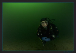 Green water picture, my friend Cedric by Sven Tramaux 